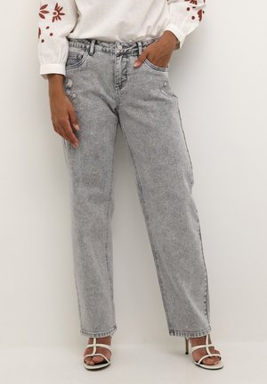 BINE  - Egyenes szárú farmer - denver light grey denim