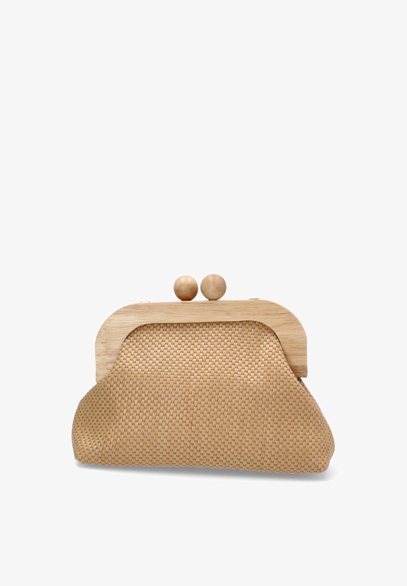 Luna Collection Clutch - beige