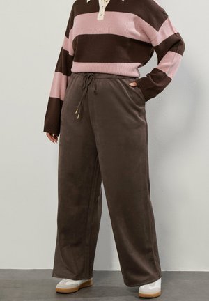 WIDE - Broek - chocolate