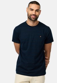INDICODE JEANS T-Shirt print - navy