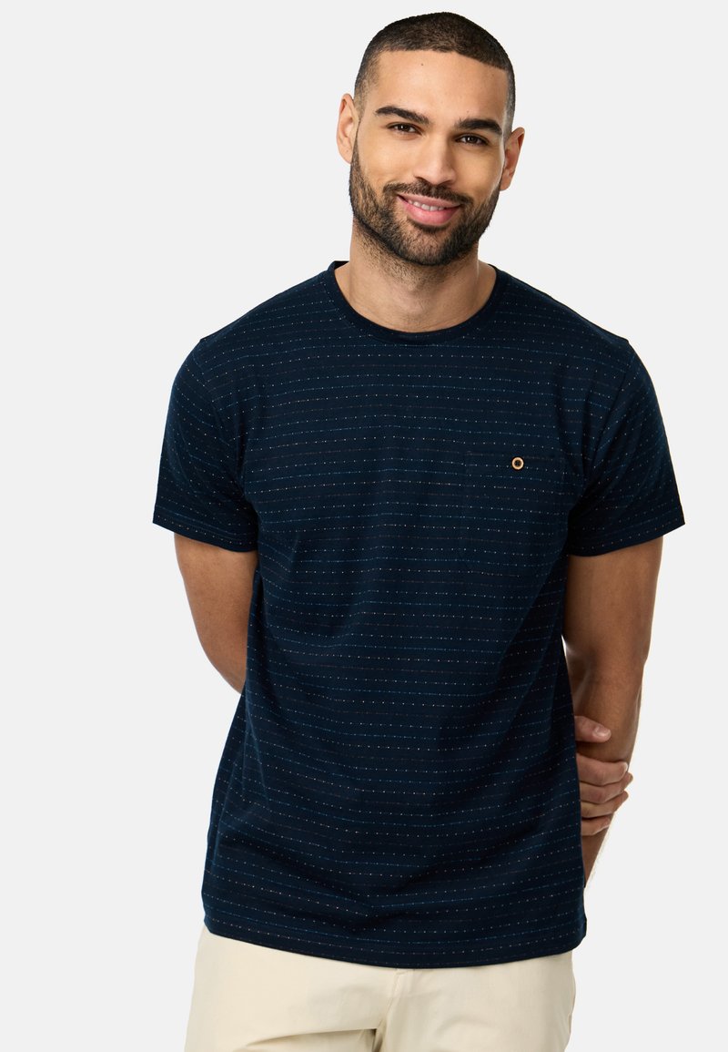INDICODE JEANS T-Shirt print - navy