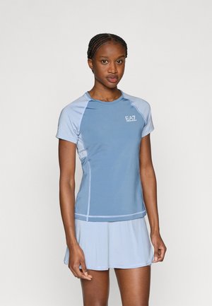 TENNIS PRO FREESTYLE TEE - T-shirt de sport - blue horizon/zen blue