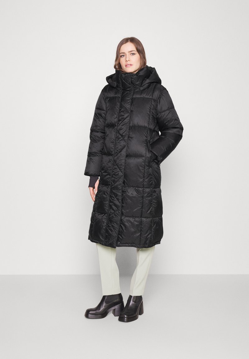 Gap Tall LONG PUFFER COAT Winter coat black Zalando.ie