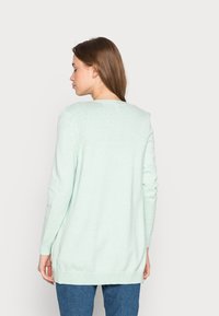 ONLY ONLLESLY OPEN - Casaco de malha - green