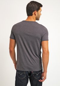 Pier One 2 PACK - T-shirt básica - dark grey melange
