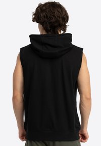 Lonsdale ÄRMELLOSES MIT KAPUZE NORMALE PASSFORM BIGNOR - Top - black off white