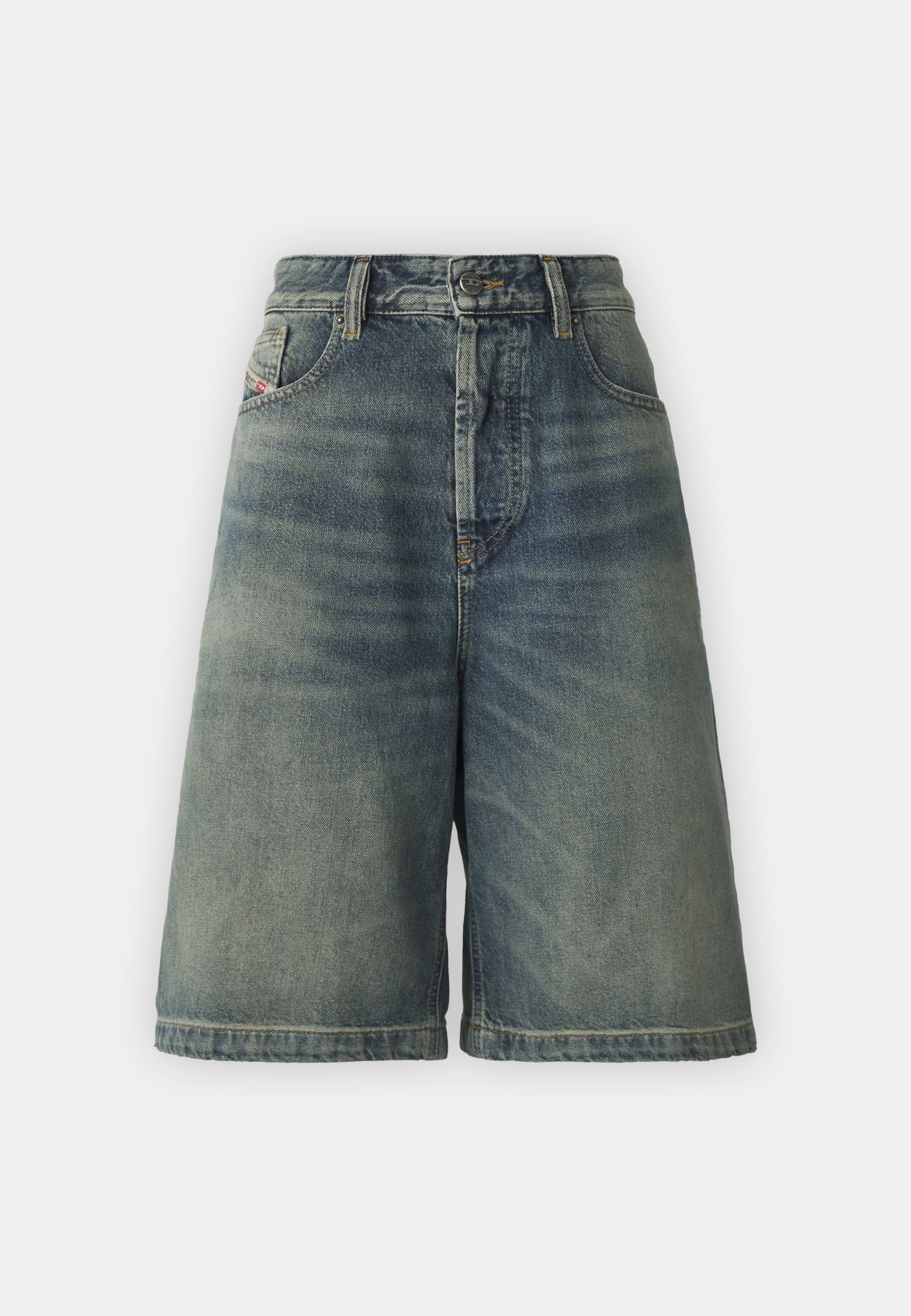 【送料&関税込】Diesel De Sire Shorts In Blue Denim DE-SIRE-SHORT Denim shorts｜ブルー｜ウィメンズ｜DIESEL
