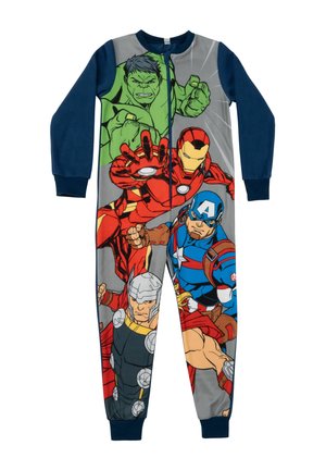 MARVEL THE AVENGERS LANGARM - Sleep suit - grau blau