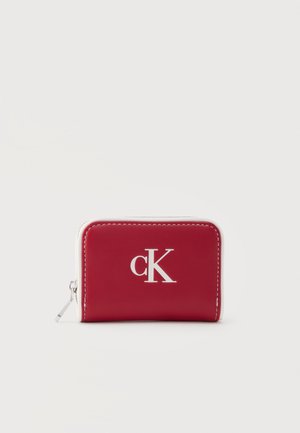Calvin Klein, CONTRAST MEDIUM ZIP AROUND - Novčanik - bordeaux wine