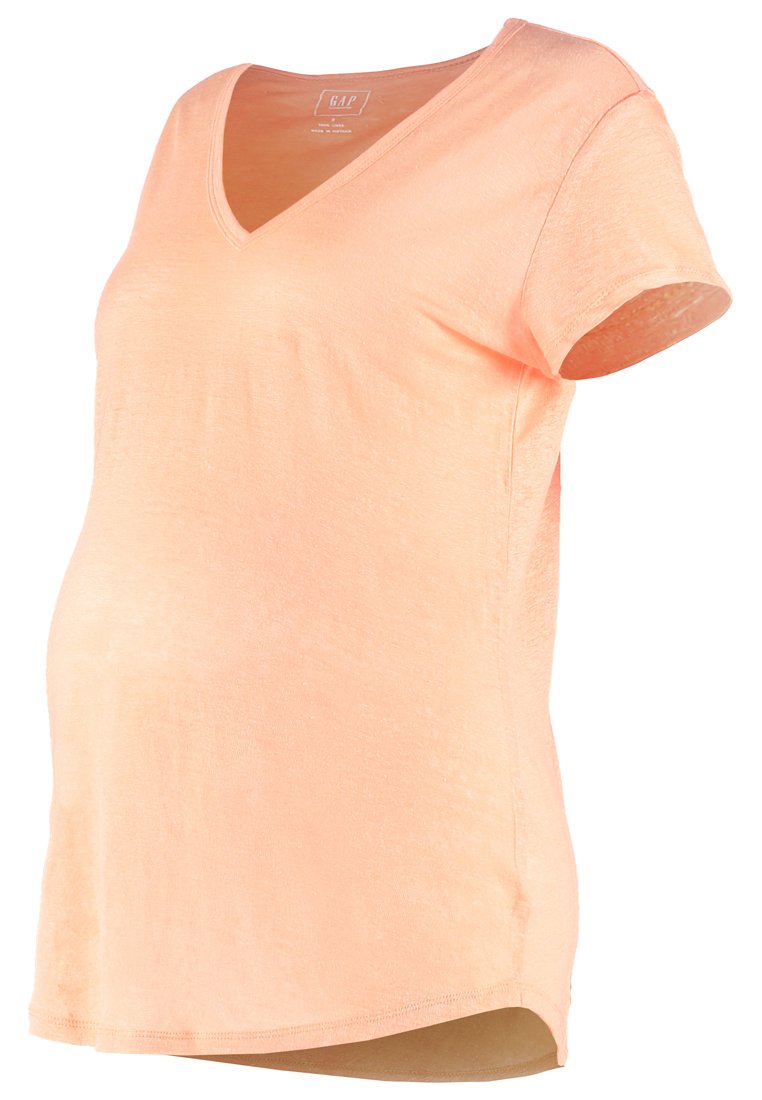 GAP Maternity T-shirt basic gemêleerd roze