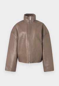 BONDED JACKET - Casaco de couro - iron
