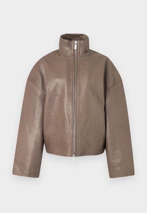 BONDED JACKET - Casaco de couro - iron