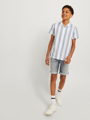 Rick - Farkkushortsit - grey denim