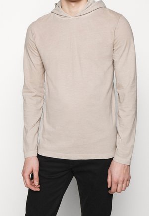 Felpa con cappuccio - beige