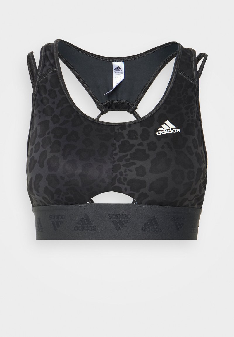 adidas Performance BRA - Sutiã desportivo de suporte médio - multicolor/carbon