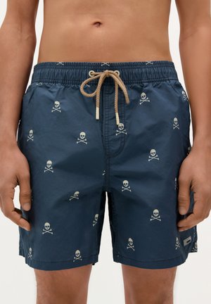 Scalpers SKULL - Shorts da mare - navy