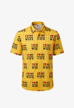 Mr Ukko, I LOVE MY AWESOME WIFE, żółty