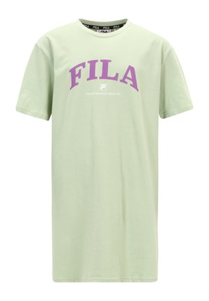 APPAREL LATHEN GRAPHIC TEE  - Jerseyklänning - smoke green
