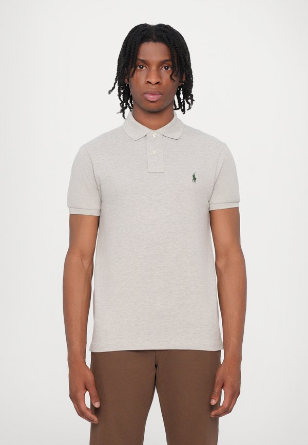 SLIM FIT MESH POLO SHIRT - Polo shirt - light sport heather