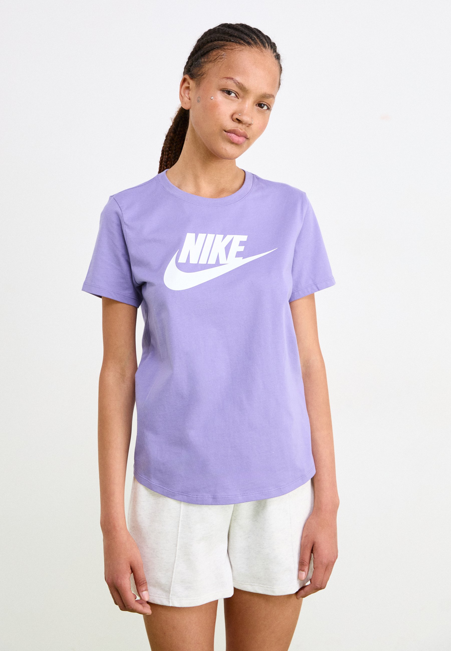 売れ筋商品|||ナイキ Tシャツ レディース トップス TEE - Print T-shirt - dusty amethyst Nike Sportswear TEE - Print T-shirt - dusty amethyst/purple