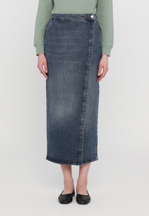 SKIRT - Gonna a portafoglio - medium blue denim