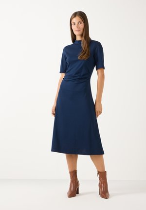 More & More, MORE & MORE BEQUEMES, STILVOLLES, MIDI-JERSEYKLEID - Jerseyjurk - classic blue