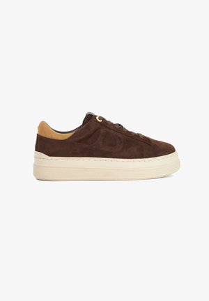 Dune London, EDEN SUEDE - Sneakers laag - brown-suede