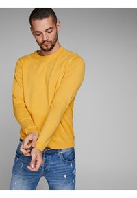 Jack & Jones JJEBASIC CREW NECK NOOS - Strickpullover - yellow