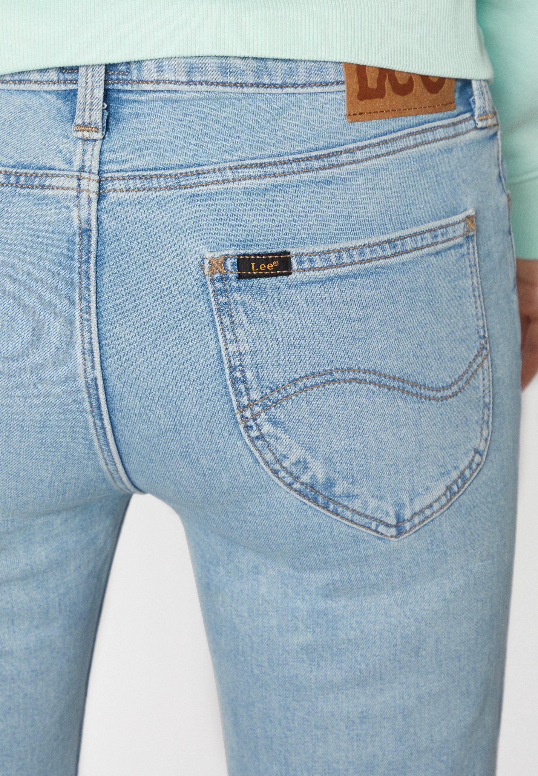 Lee SCARLETT - Jeans Skinny Fit - sunbleach/Lichtblauw - Zalando.nl