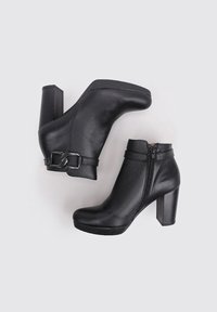 Sandra Fontán ROMA - Botines de tacón - black