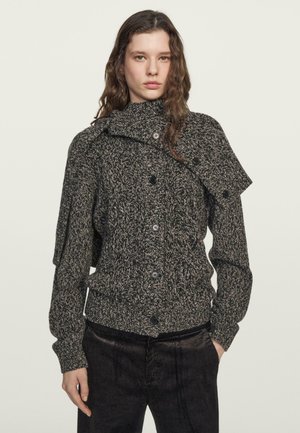 CABLE - Strickjacke - black