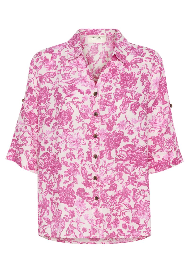 Cream Overhemdblouse donkerroze