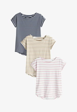 Next, SLEEVE 3 PACK - REGULAR FIT - Trükipildiga T-särk - stripe