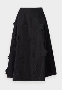 KUMARRUS UNIKKO - sukňa v tvare A - black