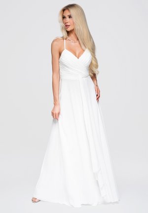 Ombre, EVENING DRESS LA-OM-DLR310 - Occasion wear - white