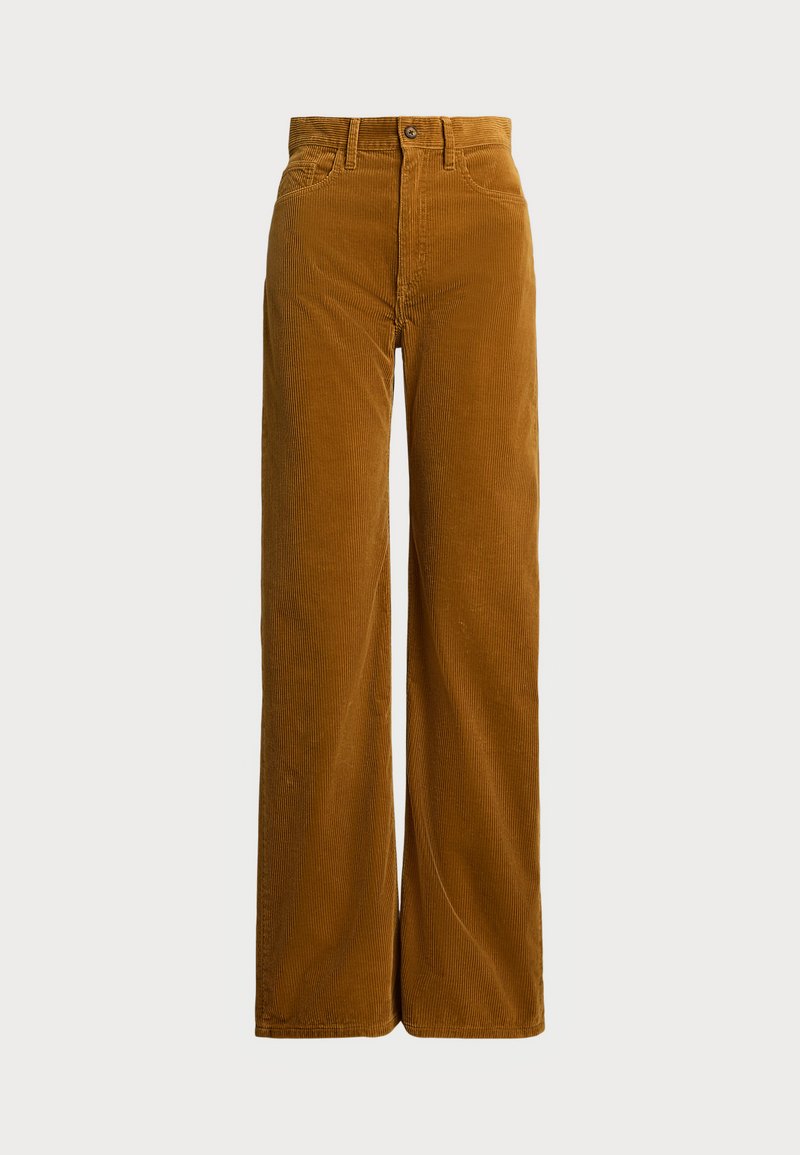 Polo Ralph Lauren COTTON CORDUROY WIDE-LEG PANT - Hlače - tan