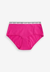Next MONO PRINT RICH LOGO KNICKERS FOUR PACK - Tange - pink stripe lime green