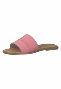 Tamaris Mules - mottled pink