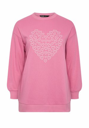 Yours Clothing, WOMEN'S SWEATSHIRTS & HOODIES - Sudadera - pink