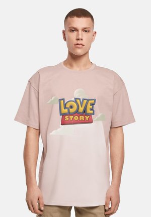 Mister Tee LIFESTYLE LOVE STORY - T-shirt con stampa - rosa