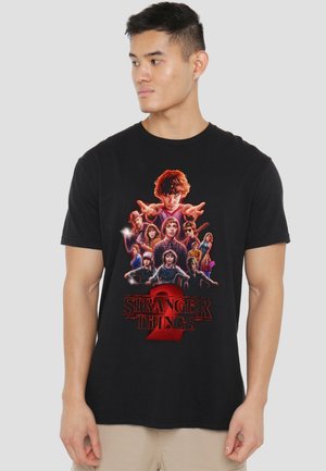 STRANGER THINGS SEASON TWO POSTER - Print T-shirt - black