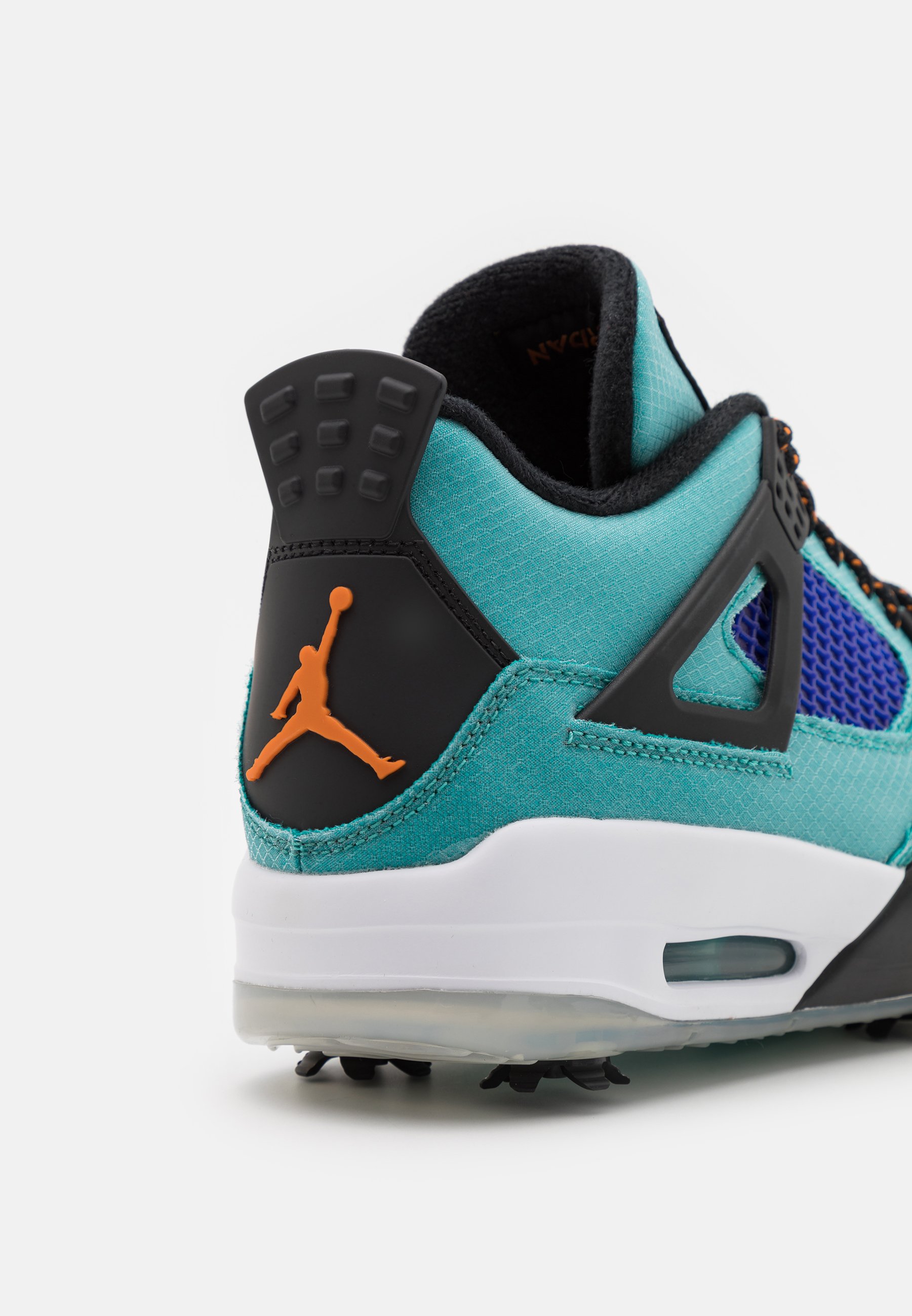 Nike Golf PGA CHAMPIONSHIP JORDAN IV G NRG - Golf shoes - new  emerald/cinder orange/grape ice/dark green - Zalando.de