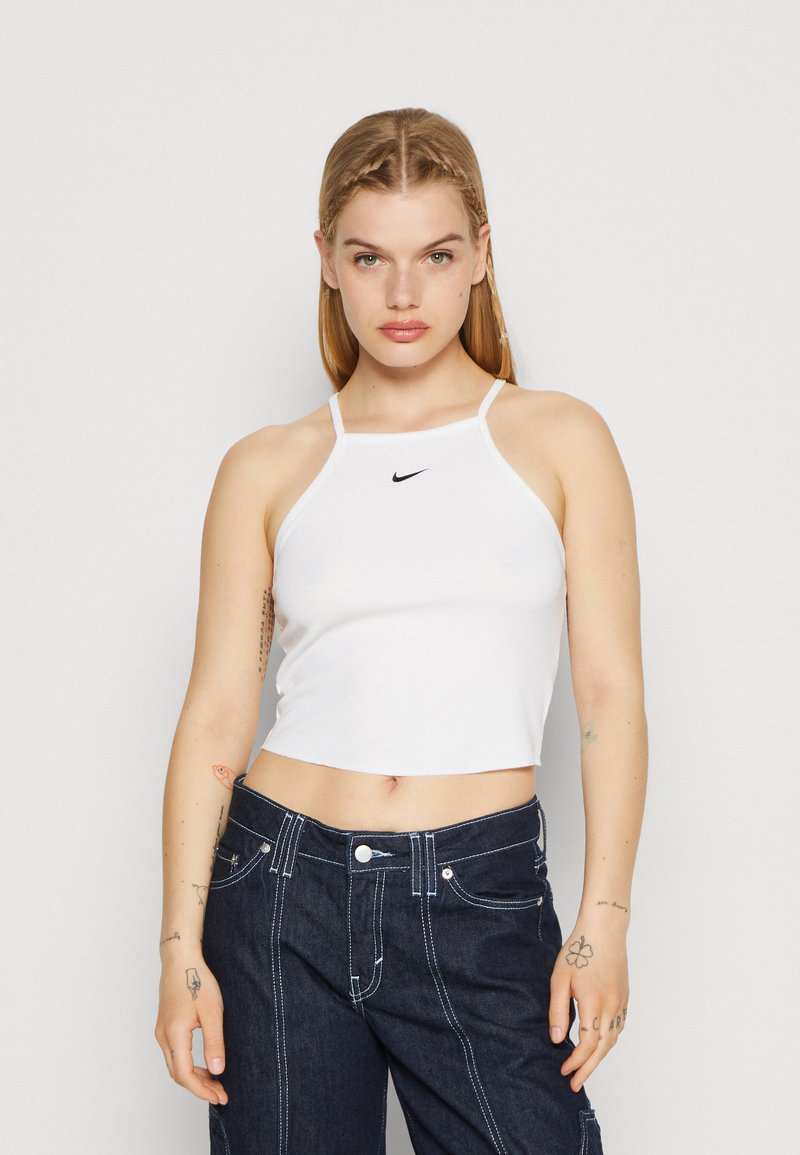 Nike Sportswear CAMI TANK - Μπλούζα - white/black