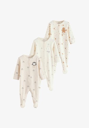 REGULAR FIT - CHRISTMAS 3 PACK - Šliaužtinukai - ecru