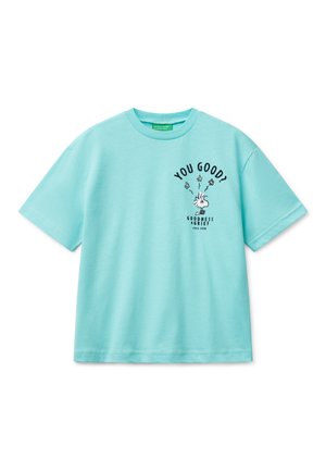 SHORT SLEEVE   - T-Shirt print - blue