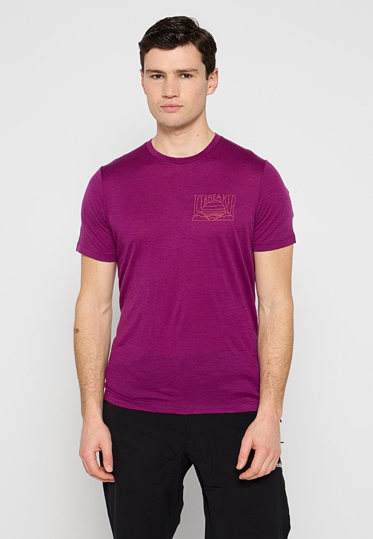Icebreaker Sport T-shirt paars