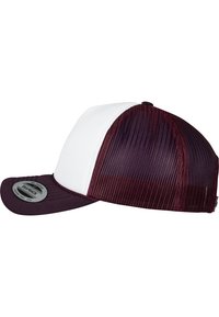 Flexfit Cap - dark red/white