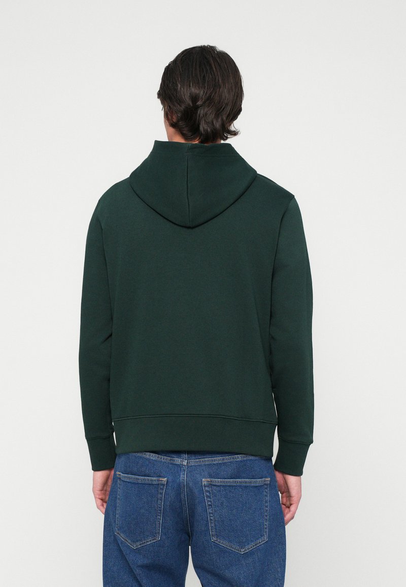 GANT GRAPHIC HOODIE - Mikina s kapucí - green