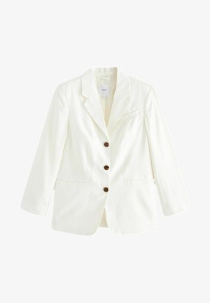 Next LONGLINE  - REGULAR FIT - Blézer - white