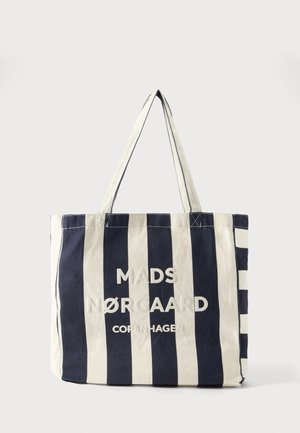 Mads Nørgaard, BOUTIQNO ATHENE BAG - Cabas - white/dark blue